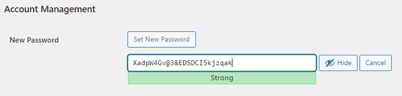 Crucial WordPress Maintenance Tasks - Change password